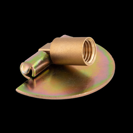 BAILEY 100mm Drop Scraper: durable brass tool for efficient drain cleaning and maintenance, ideal for plumbers and DIYers.