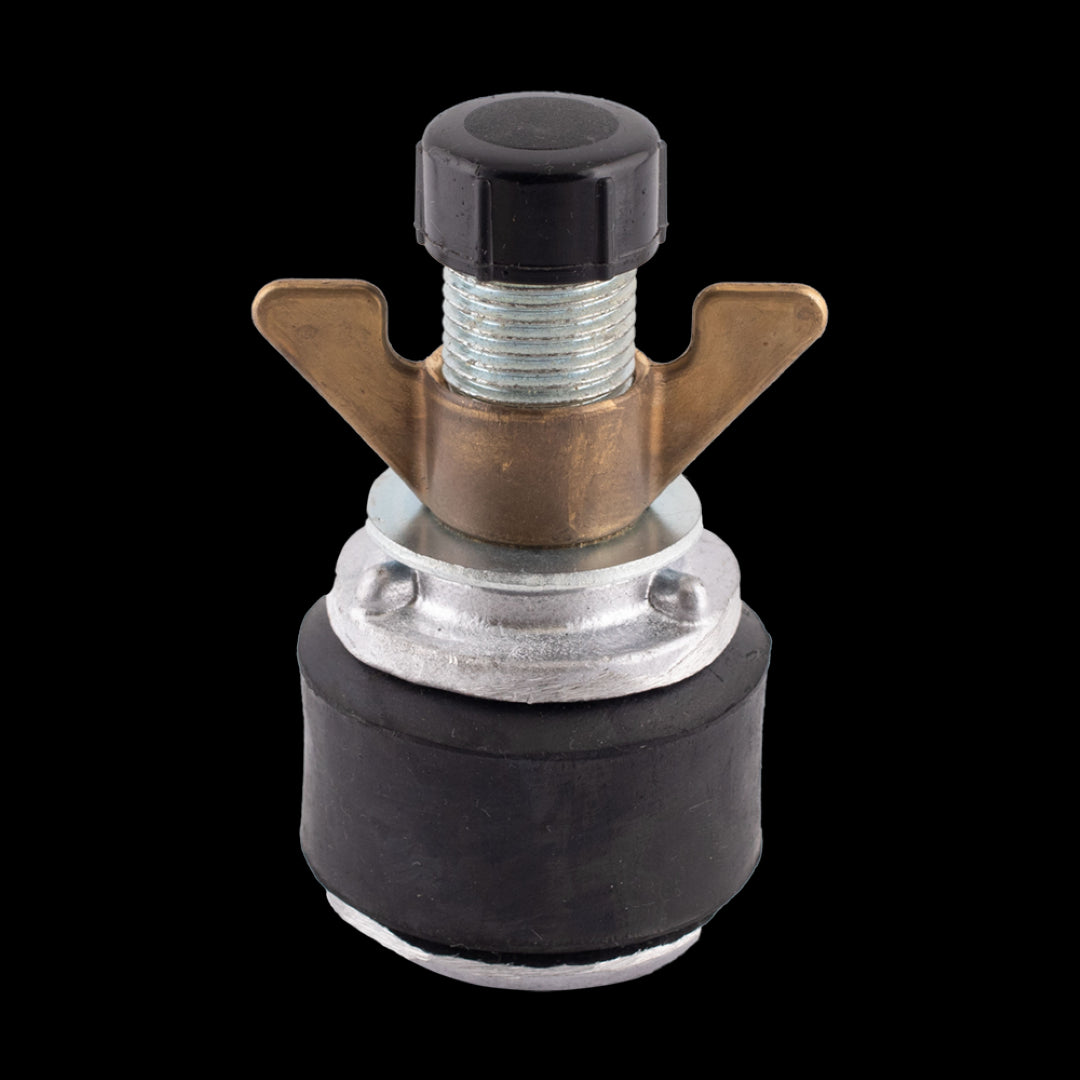 BAILEY 50mm Aluminium Drain Test Plug for efficient pressure testing, featuring durable aluminum and secure rubber gasket fit.