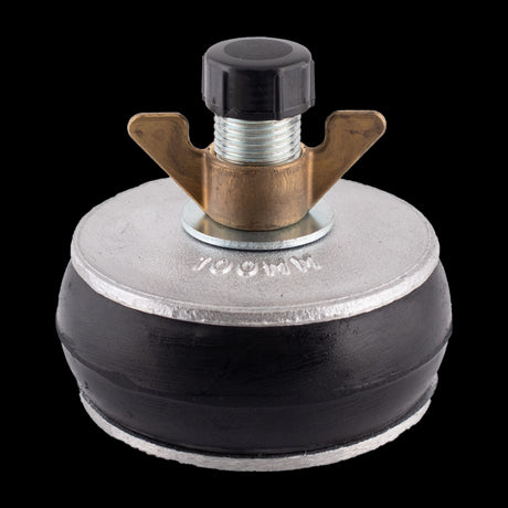 BAILEY 100mm Aluminium Drain Test Plug for precise drain pressure testing with robust construction and reliable airtight seal.