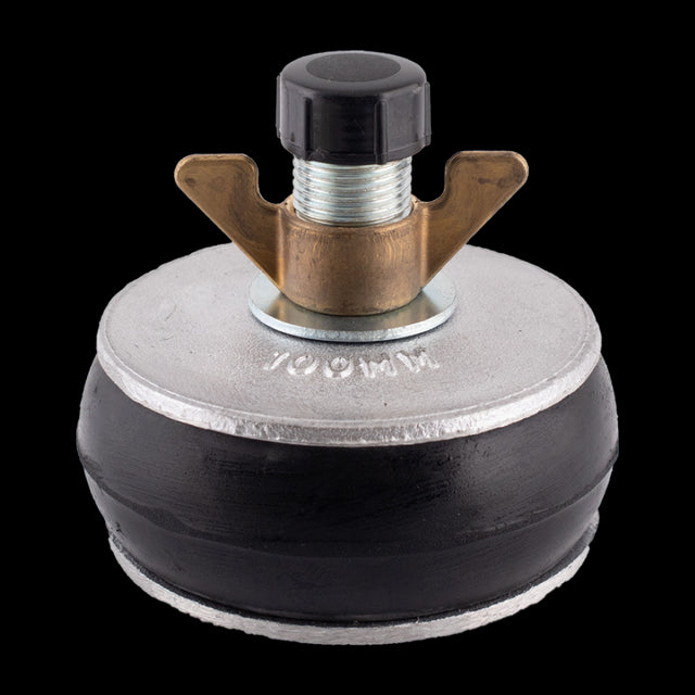 BAILEY 100mm Aluminium Drain Test Plug for precise drain pressure testing with robust construction and reliable airtight seal.