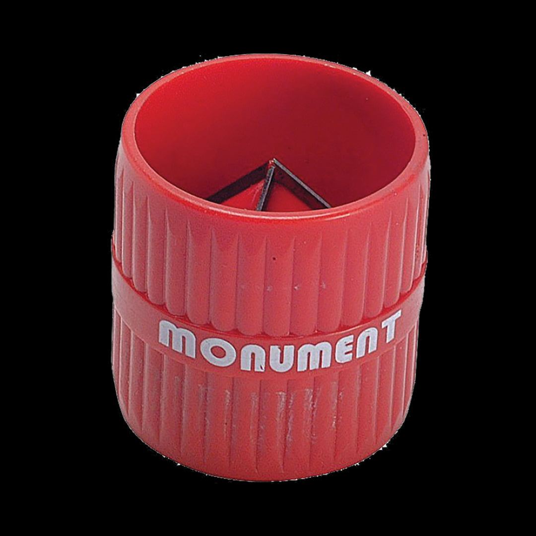 MONUMENT Int/Ext Deburrer for smooth pipe finishing, ergonomic design, and durable construction for DIY and plumbing projects.