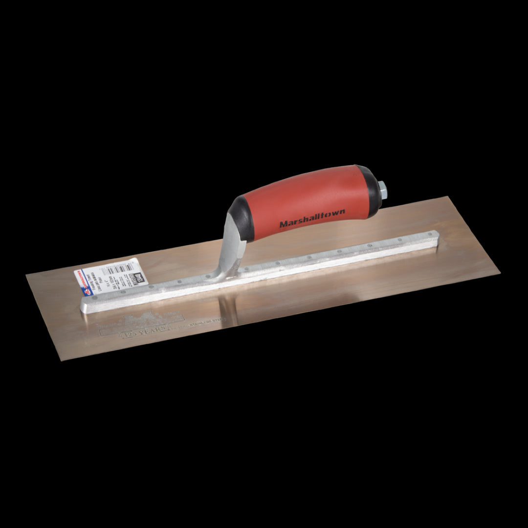 MARSHALLTOWN Gold Stainless Steel Trowel (350mm x 100mm)