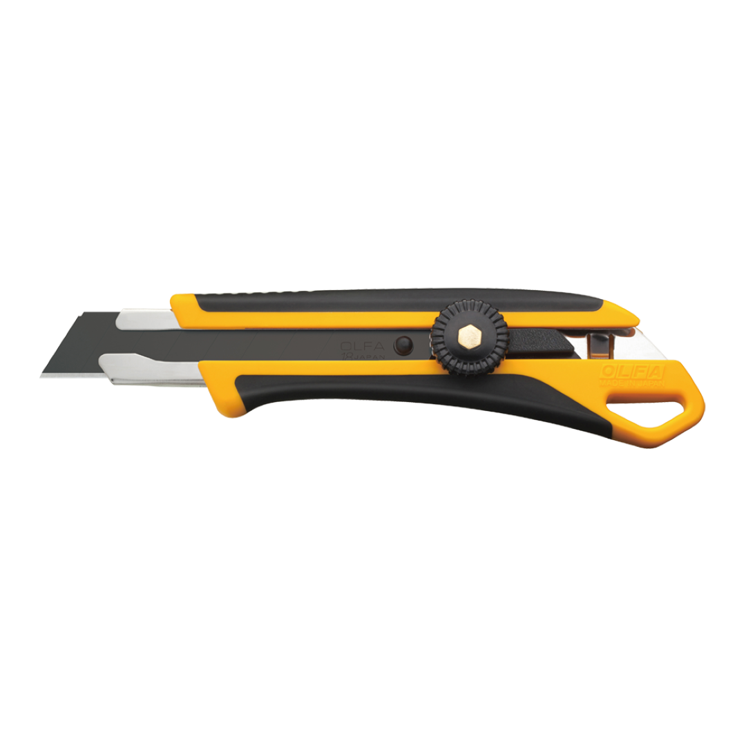 OLFA 18mm X-Design Comfort Grip Snap Off Blade Wheel Lock Knife