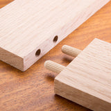 PG PROFESSIONAL 6mm Fluted Wooden Dowels in a 60-Pack, crafted from beech wood for strong, durable joints in woodworking projects.