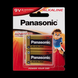 PANASONIC Alkaline Battery 9V - 2 Pack