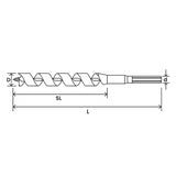 STAR-M Power Auger Bit (6mm x 210mm)