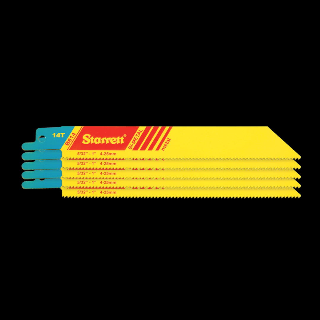 STARRETT Reciprocating Blade (150mm x 14t) - 5 Pack