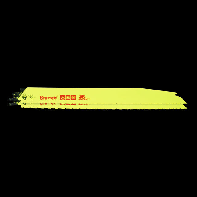 STARRETT Fire Rescue & Demolition reciprocating blades, 300mm, 10/14t, designed for tough cutting in emergencies and construction.