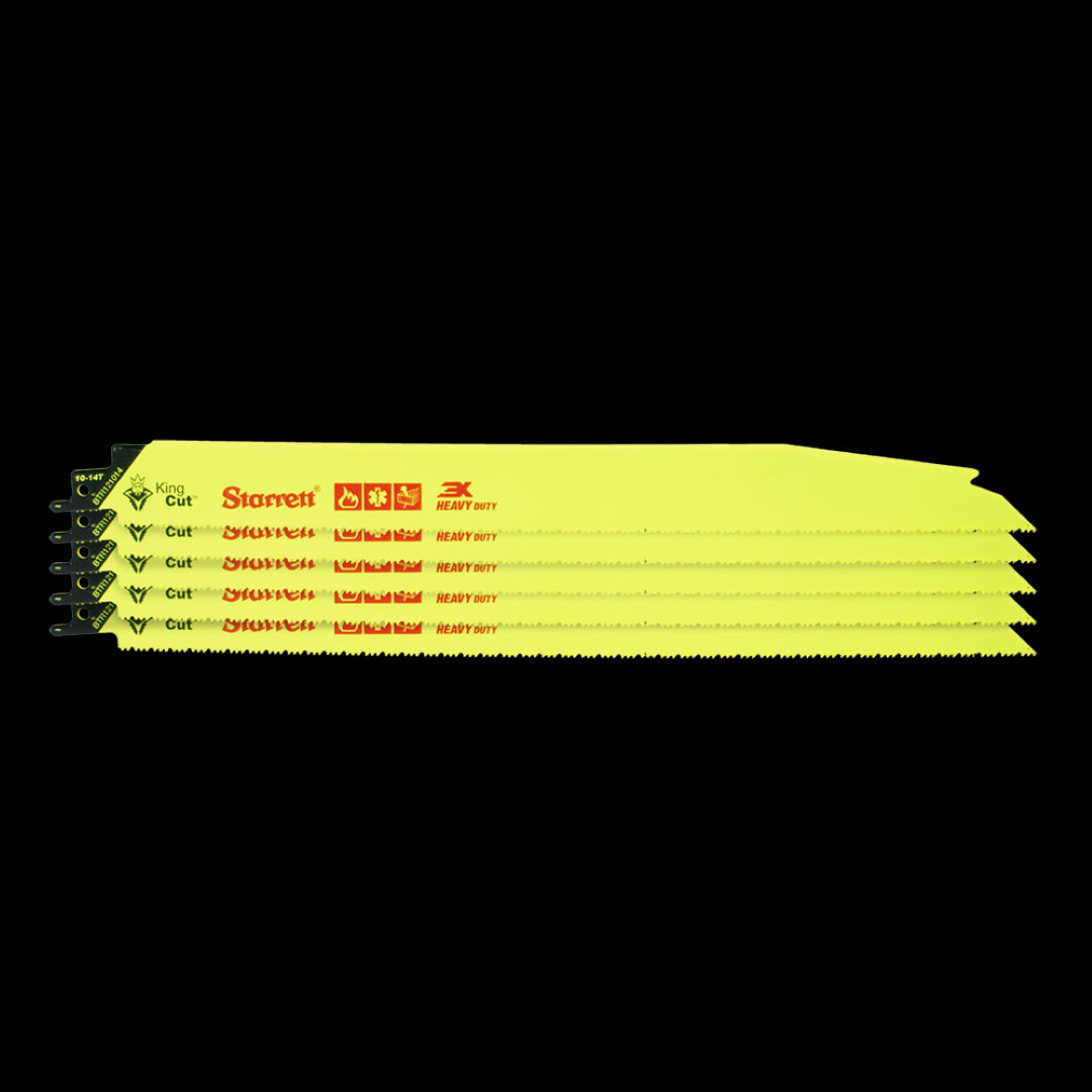 STARRETT Fire Rescue & Demolition Reciprocating Blade (300mm x 10/14t) - 5 Pack