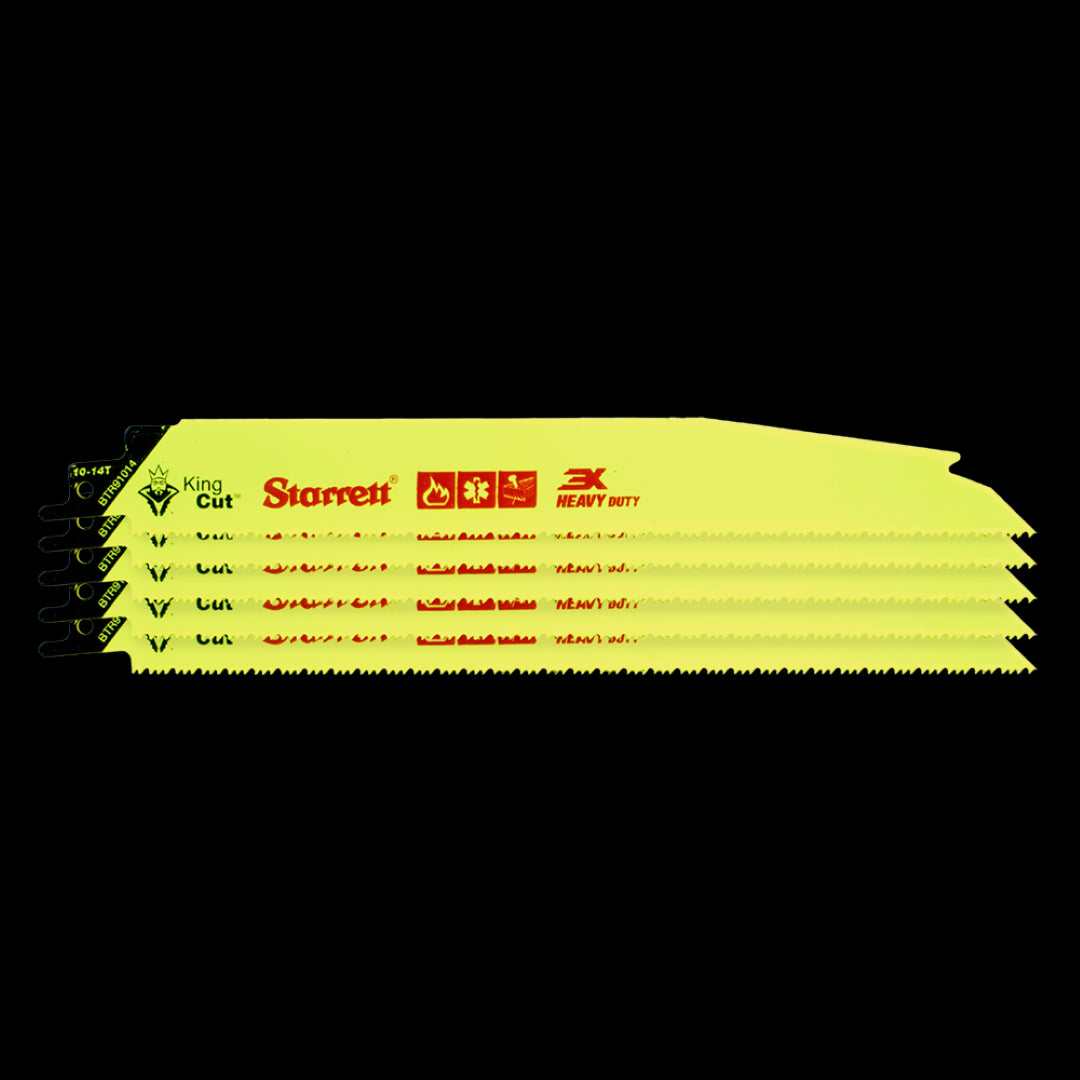 STARRETT Fire Rescue & Demolition Reciprocating Blade (228mm x 10/14t) - 5 Pack