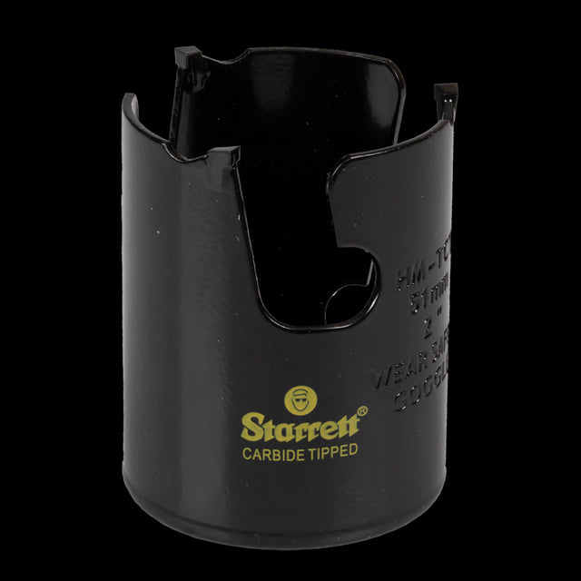 STARRETT 51mm Fastcut TCT Holesaw for precise cutting in wood, MDF, plastics, and tiles with tungsten carbide tips.