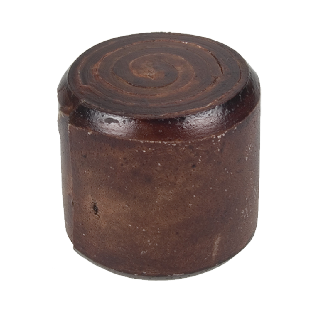 THOR 38mm Rawhide hammer face, crafted from buffalo hide for precise, damage-free striking in woodworking and metalworking.