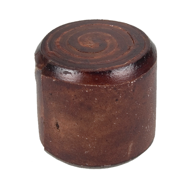 THOR 38mm Rawhide hammer face, crafted from buffalo hide for precise, damage-free striking in woodworking and metalworking.