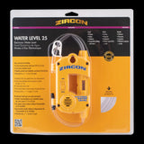 ZIRCON Electronic Water Level with Hose for precise leveling up to 100 feet, featuring audible alerts and battery saver.