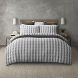 Paxson Duvet Set - Anthracite - Queen - BAKSANA