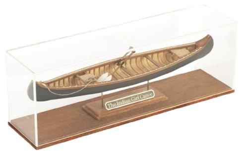 Wooden Ship - Display Case w/wooden base