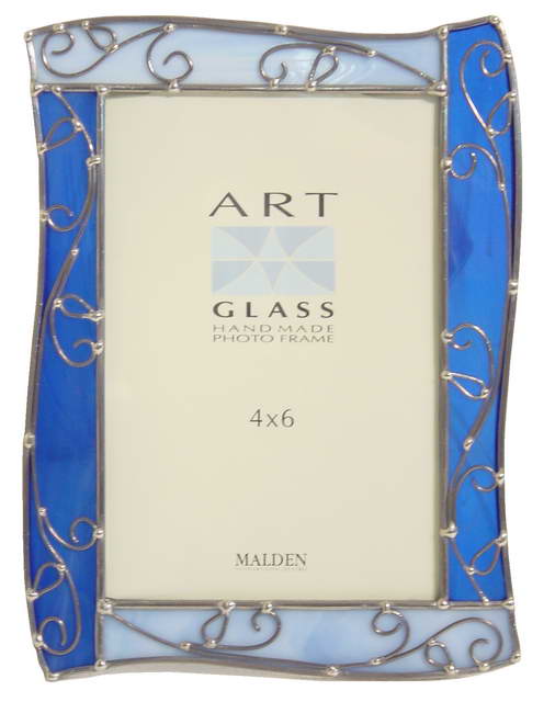 Photo Frame Blue Waves
