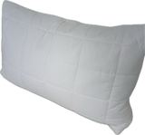 Top Drawer Cotton/Latex Pillow: Customizable, hypoallergenic support with breathable cotton cover for a healthier sleep environment.