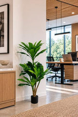 Real Touch Dracaena Tree Artificial Plant in Black Pot 900x900x1400
