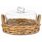 Small Cloche Covered Storage Basket