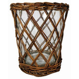 Salice Vaso Glass & Willow Vase - Large