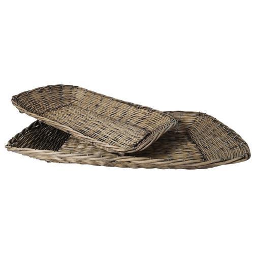 Woven Flea Market Basket Set of 2