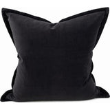 Velvet Black Cushion Cover - Snugg & Co 550x550
