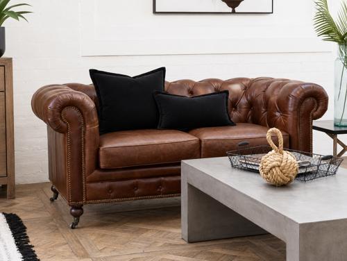 Velvet Black Cushion Cover - Snugg & Co 550x550