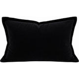 Velvet Black Cushion Cover - Snugg & Co 400x600