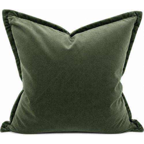 Velvet Green Cushion Cover - Snugg & Co 550x550