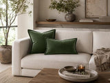 Velvet Green Cushion Cover - Snugg & Co 550x550