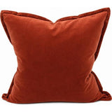 Velvet Burnt Terracotta Cushion Cover - Snugg & Co 550x550