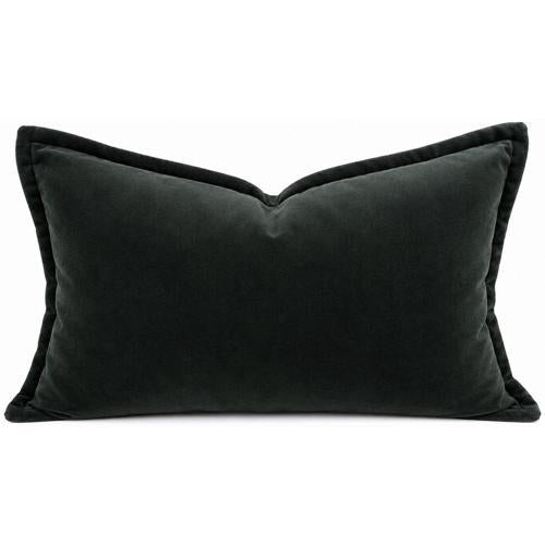 Velvet Military Green Cushion Cover - Snugg & Co 400x600