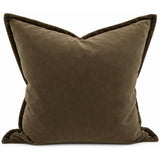Velvet Olive Cushion Cover - Snugg & Co 550x550