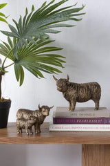 Highland Cattle Decorative Statue