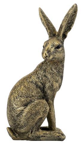 Gold Resin Rabbit Sculpture 950x70x210