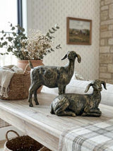 Bronze-Style Sheep Sculpture 235x80x230