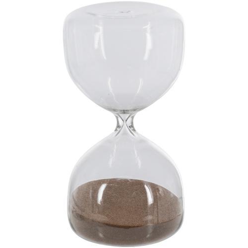 Glass Hourglass With Mocha Sand 85x85x165