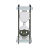 Glass Hourglass With Green Sand 78x78x198