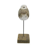 Wooden Seagull Coastal Ornament 180x68x200