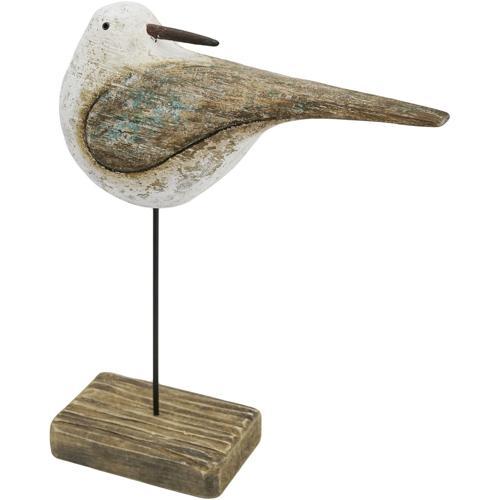 Wooden Seagull Coastal Ornament 235x80x565