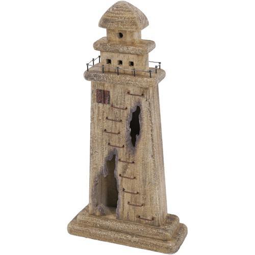 Wooden Lighthouse Coastal Ornament 225x90x450