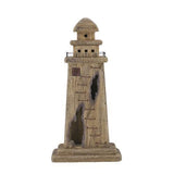 Wooden Lighthouse Coastal Ornament 225x90x450