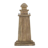 Wooden Lighthouse Coastal Ornament 225x90x450