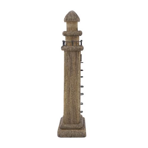 Wooden Lighthouse Coastal Ornament 160x70x310