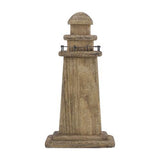 Wooden Lighthouse Coastal Ornament 160x70x310