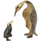 Penguin Mum & Baby Sculpture