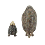 Penguin Mum & Baby Sculpture