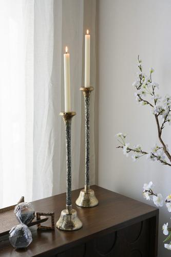 Aluminium Taper Candle Holder 75x75x533
