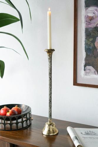 Aluminium Taper Candle Holder 75x75x533